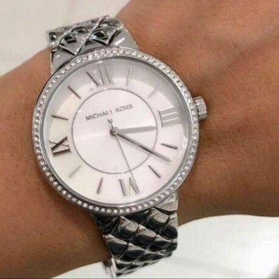 Orologio elegante Michael Kors silver donna Courtney MK3703-Italianfashionglam