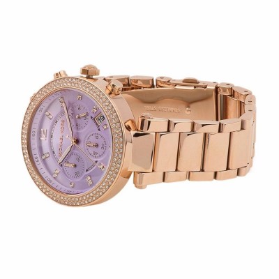 Cronografo luxury Michael Kors donna gold Parker MK6169 Italianfashionglam