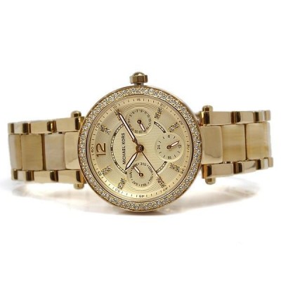 Orologio glamour Michael Kors dorato donna Parker MK5842 Italianfashionglam