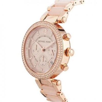 Cronografo fashion Michael Kors donna Parker rose MK5896 Italianfashionglam