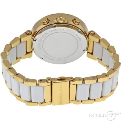 Cronografo elegante Michael Kors donna gold Parker MK6119 Italianfashionglam