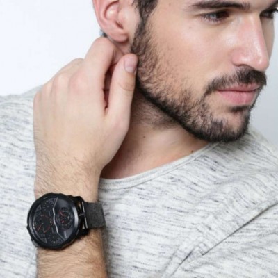 Orologio Diesel chic da uomo multifunzione grigio Machinus DZ7358 Italianfashionglam