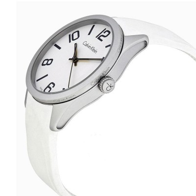 Calvin Klein orologio casual white unisex Color K5E511K2 Italiangashionglam