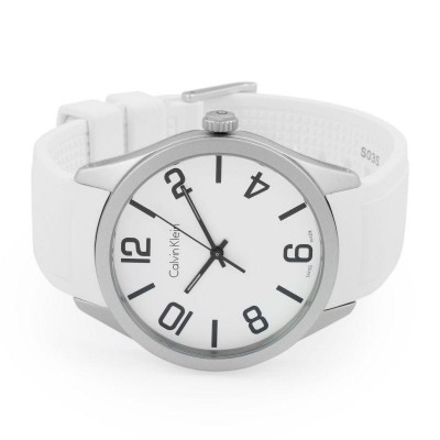 Calvin Klein orologio casual white unisex Color K5E511K2 Italiangashionglam