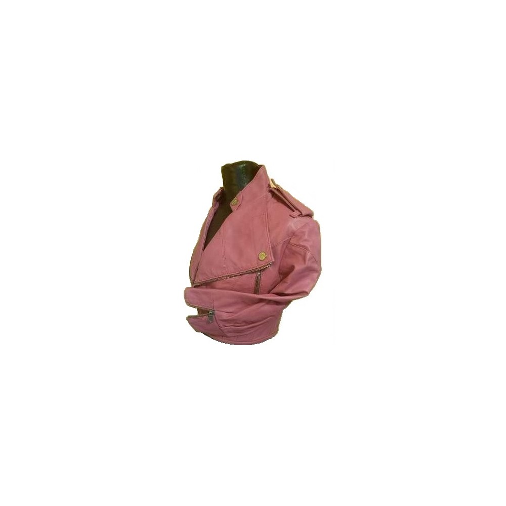 Giubbino D'Arienzo chiodo donna in pelle fuxia GIUD 001 Italianfashionglam Giubbino D'Arienzo chiodo donna in pelle fuxia GIUD 001 Italianfashionglam