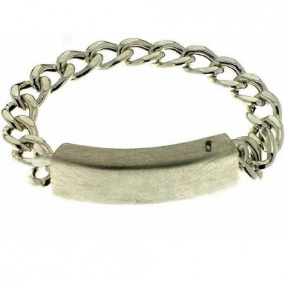 Bracciale chic uomo in argento maglia grumetta BRU 021 Italianfashionglam2