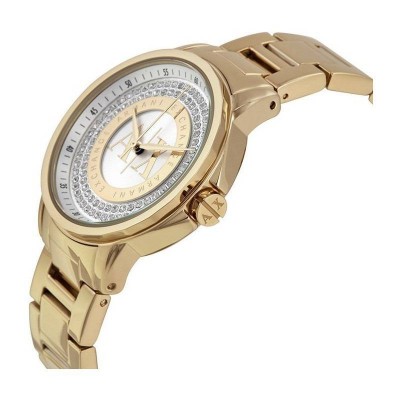 Armani Exchange Lady Banks gold orologio donna AX4321 Italianfashionglam