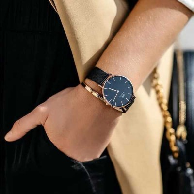 Daniel Wellington Petite Ashfield DW00100306  Orologio da donna - Italianfashionglam - e