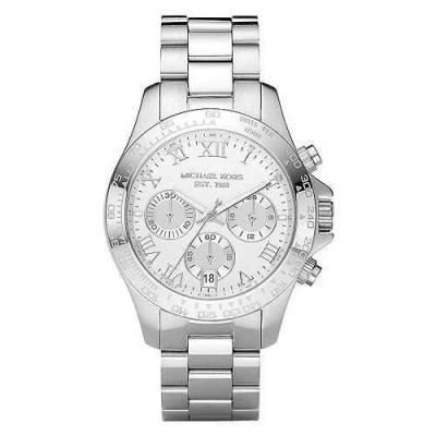 Cronografo trendy Michael Kors argento donna Layton MK5454-Italianfashionglam