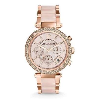 Cronografo fashion Michael Kors donna Parker rose MK5896 Italianfashionglam