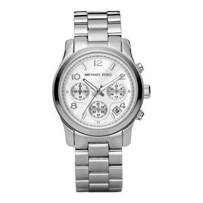 Cronografo fashion Michael Kors donna silver Runway MK5076-Italianfashionglam