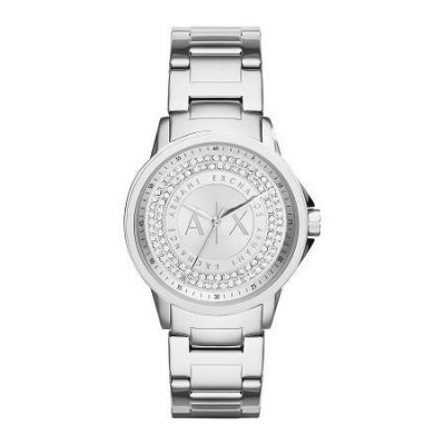 Armani Exchange Lady Banks silver orologio donna AX4320 Italianfashionglam