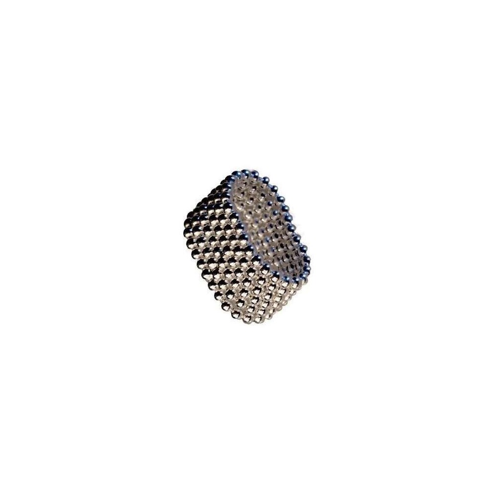Anello fashion donna artigianale in argento a sferette-Italianfashionglam Anello fashion donna artigianale in argento a sferette-Italianfashionglam
