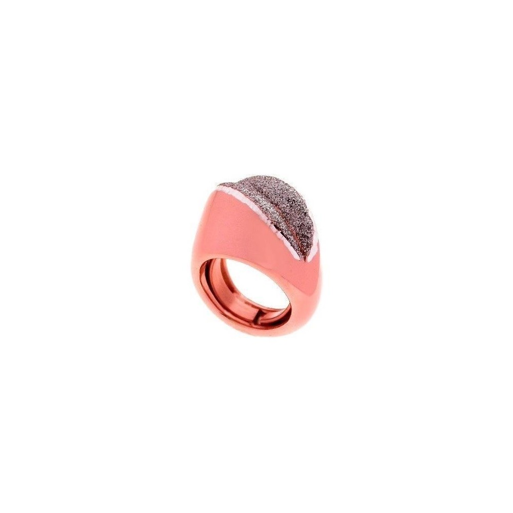 Anello chic donna in argento placcato oro rosa AN 003- Italianfashionglam Anello chic donna in argento placcato oro rosa AN 003- Italianfashionglam