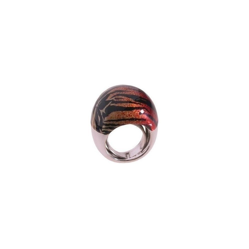 Anello chic da donna artigianale in argento tigrato-Italianfashionglam Anello chic da donna artigianale in argento tigrato-Italianfashionglam