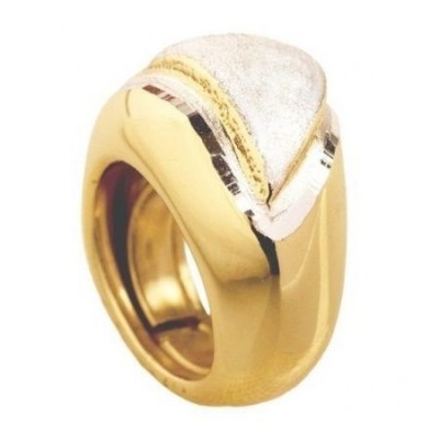 Anello deluxe donna in argento dorato satinato AN 002 Italianfashionglam