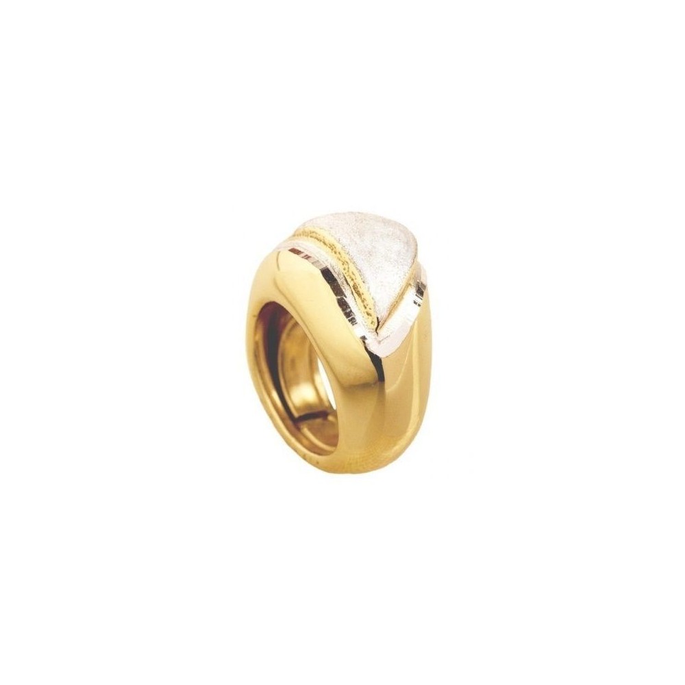Anello deluxe donna in argento dorato satinato AN 002 Italianfashionglam Anello deluxe donna in argento dorato satinato AN 002 Italianfashionglam