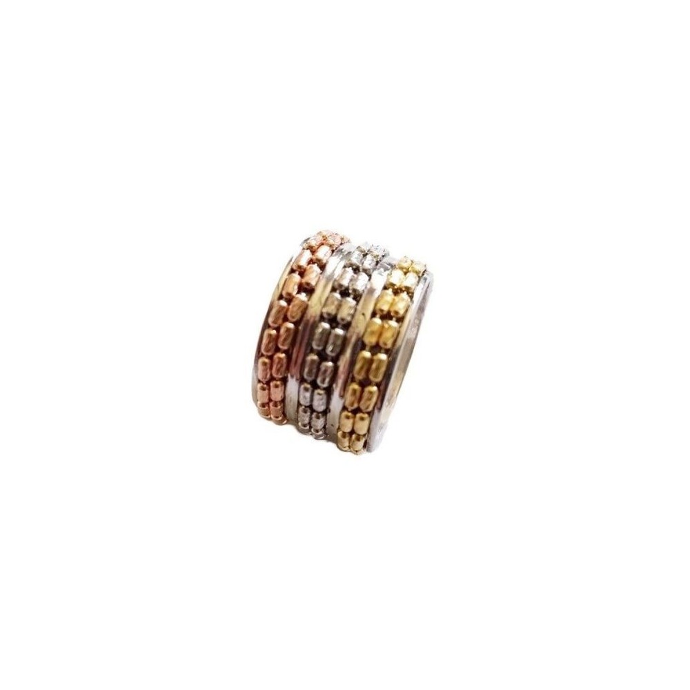 Anello donna in argento a catenelle colorate Italianfashionglam Anello donna in argento a catenelle colorate Italianfashionglam