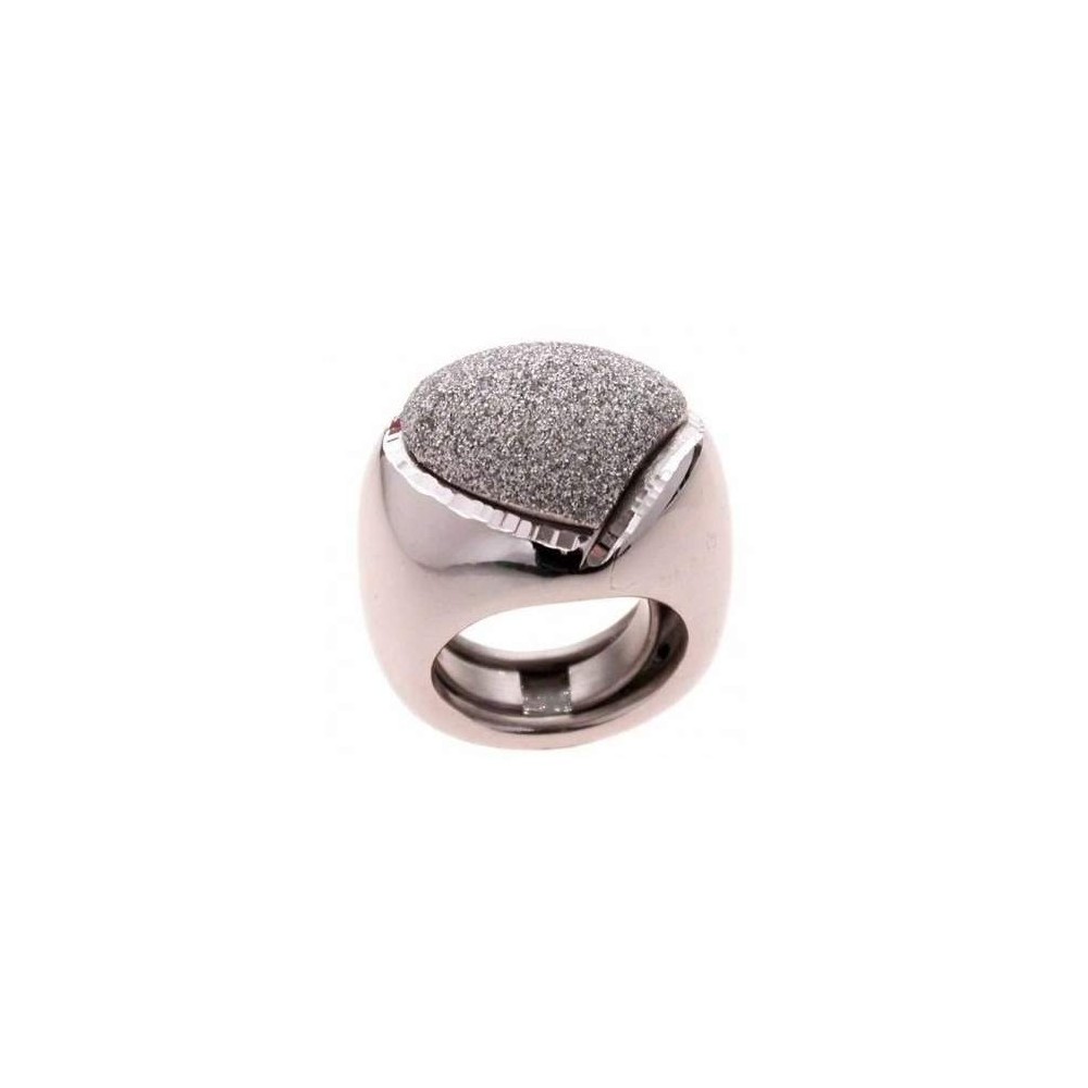 Anello glamour da donna in argento rodiato e smaltato-Italianfashionglam Anello glamour da donna in argento rodiato e smaltato-Italianfashionglam