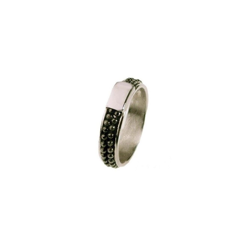 Anello donna in argento catene in rutenio nero AN 015-Italianfashionglam Anello donna in argento catene in rutenio nero AN 015-Italianfashionglam