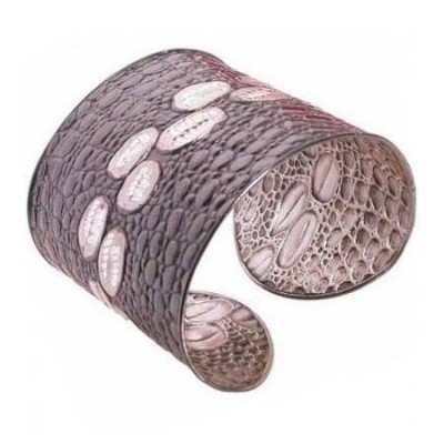 Bracciale donna alla schiava d'argento alligator BR 028 Italianfashionglam