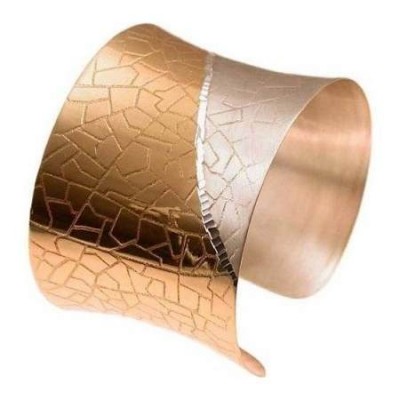 Bracciale donna alla schiava in argento dorato BR 026 Italianfashionglam