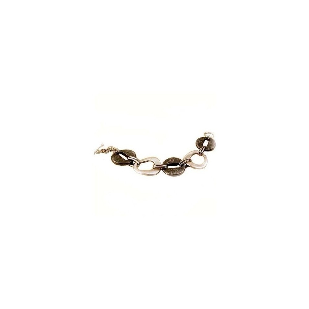 Bracciale glam donna in argento maglia a cerchi BR 035 Italianfashionglam Bracciale glam donna in argento maglia a cerchi BR 035 Italianfashionglam