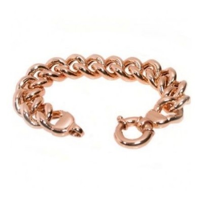 Bracciale chic donna in argento dorato grumetta BR 034 Italianfashionglam