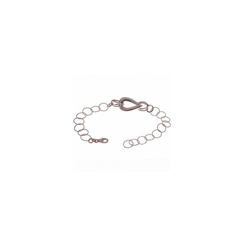 Bracciale donna in argento a catenelle e ovale BR 019 Italianfashionglam Bracciale donna in argento a catenelle e ovale BR 019 Italianfashionglam