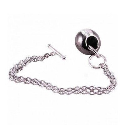 Bracciale donna in argento a catena con pendente BR 029 Italianfashionglam