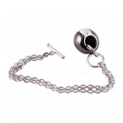 Bracciale donna in argento a catena con pendente BR 029 Italianfashionglam