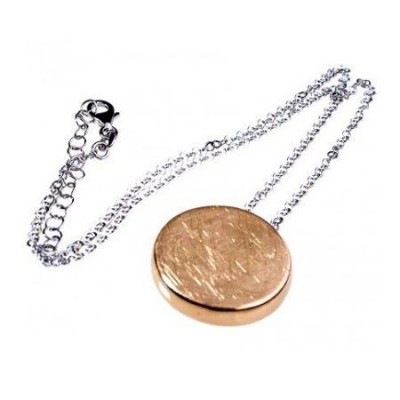 Collana fashion da donna in argento con pendente gold - Italianfashionglam