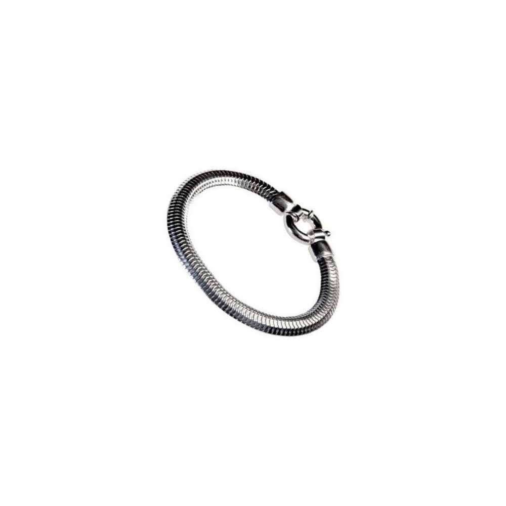 Bracciale uomo in argento maglia serpentina BRU 004 Italianfashionglam Bracciale uomo in argento maglia serpentina BRU 004 Italianfashionglam
