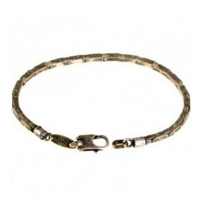 Bracciale glamour da uomo vintage in argento BRU 007 Italianfashionglam