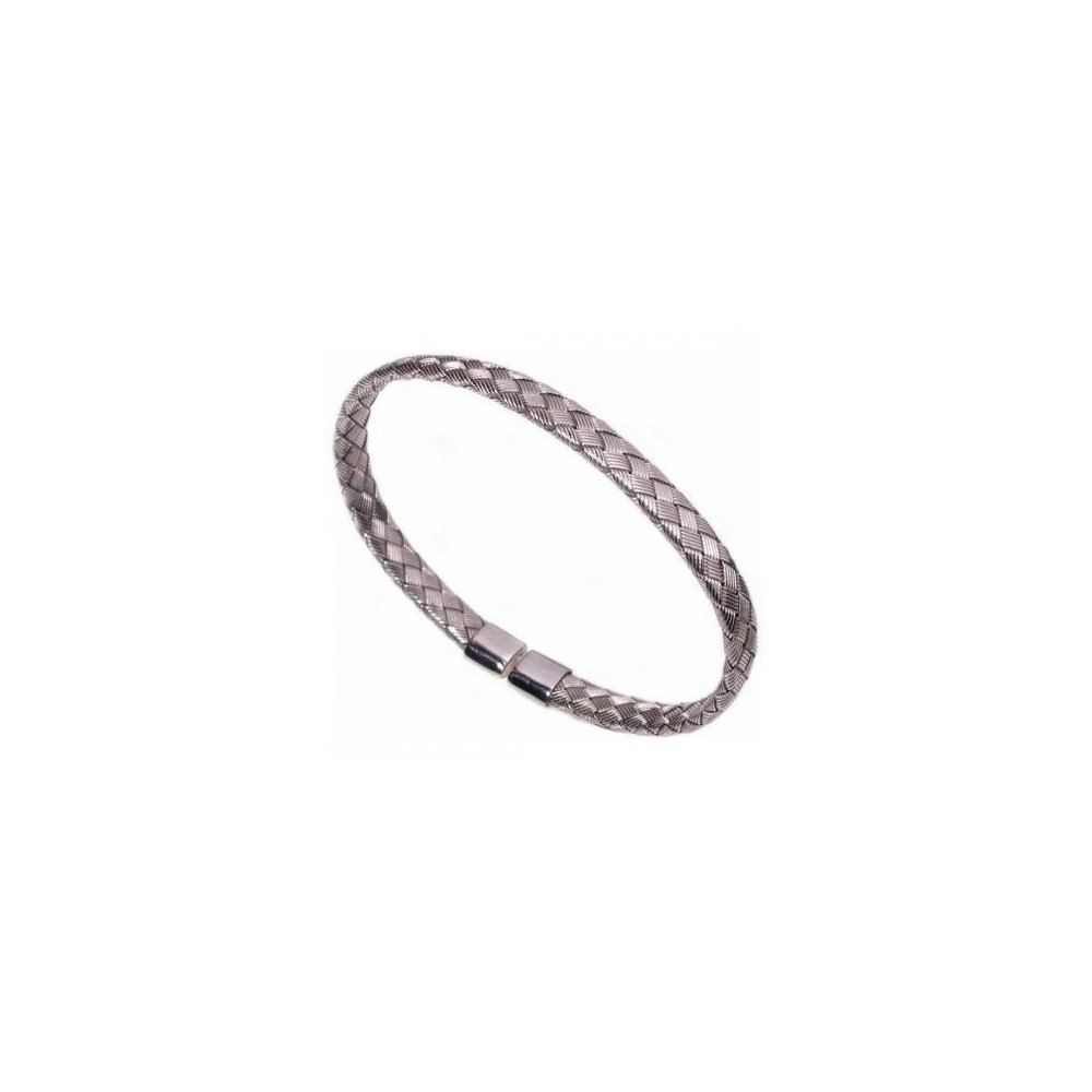Bracciale a manetta uomo in argento a treccia BRU 017 Italianfashionglam Bracciale a manetta uomo in argento a treccia BRU 017 Italianfashionglam