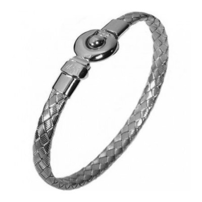 Bracciale fashion uomo in argento intrecciato BRU 018 Italianfashionglam