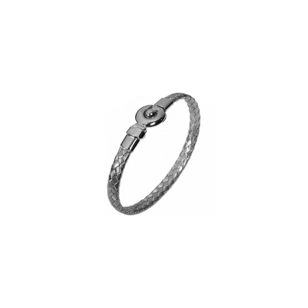 Bracciale fashion uomo in argento intrecciato BRU 018 Italianfashionglam Bracciale fashion uomo in argento intrecciato BRU 018 Italianfashionglam
