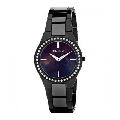 Orologio Elixa elegante donna ceramic black E060-L183-Italianfashionglam