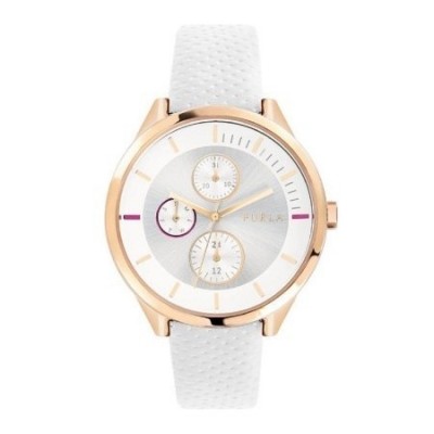 Orologio luxury da donna bianco Furla Metropolis R4251102526 Italianfashionglam
