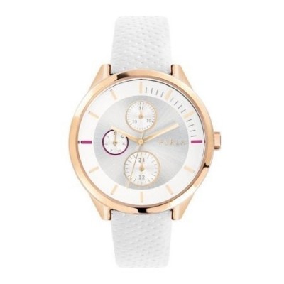 Orologio luxury da donna bianco Furla Metropolis R4251102526 Italianfashionglam