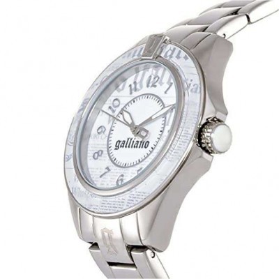 John Galliano orologio trendy da donna silver R2553105504 Italianfashionglam-a