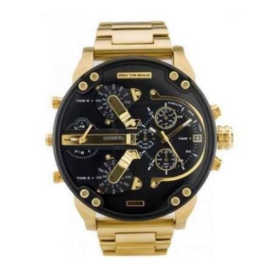 Diesel orologio multifunzione uomo gold Mr Daddy DZ7333 Italianfashionglam