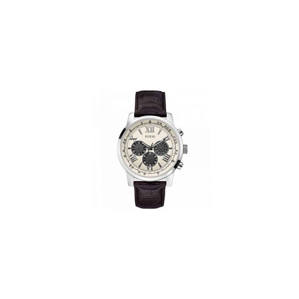 Guess Horizon cronografo trendy uomo argento W0380G1 - Italianfashionglam Guess Horizon cronografo trendy uomo argento W0380G1 - Italianfashionglam