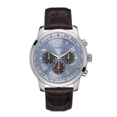 Guess Horizon - Cronografo trendy uomo argento W0380G6 - Italianfashionglam