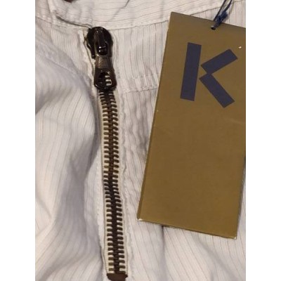 Kenzo - Pantalone chino da uomo in cotone color grigio - Italianfashionglam