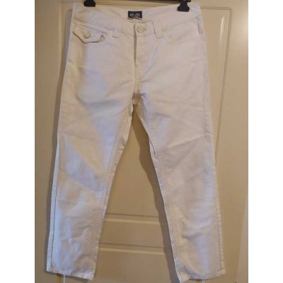 Jean Paul Gaultier white jeans donna 5 tasche - BJD 094 - Italianfashionglam
