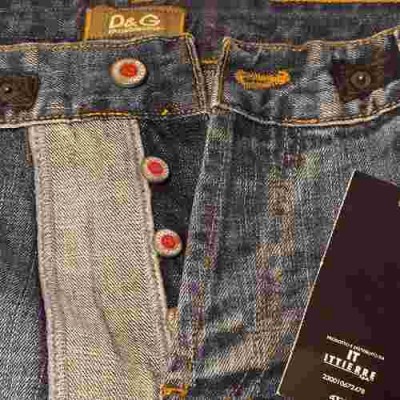 Dolce&Gabbana blue jeans vintage da uomo stinti 5 tasche - Italianfashionglam