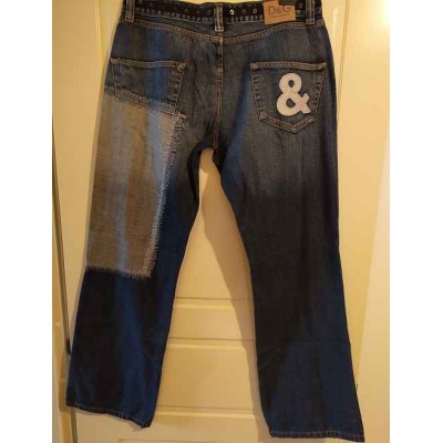 Dolce&Gabbana blue jeans vintage da uomo stinti 5 tasche - Italianfashionglam