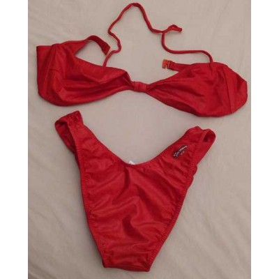 Tropicomania Rio bikini in lycra rosso CBD 024 Italianfashionglam