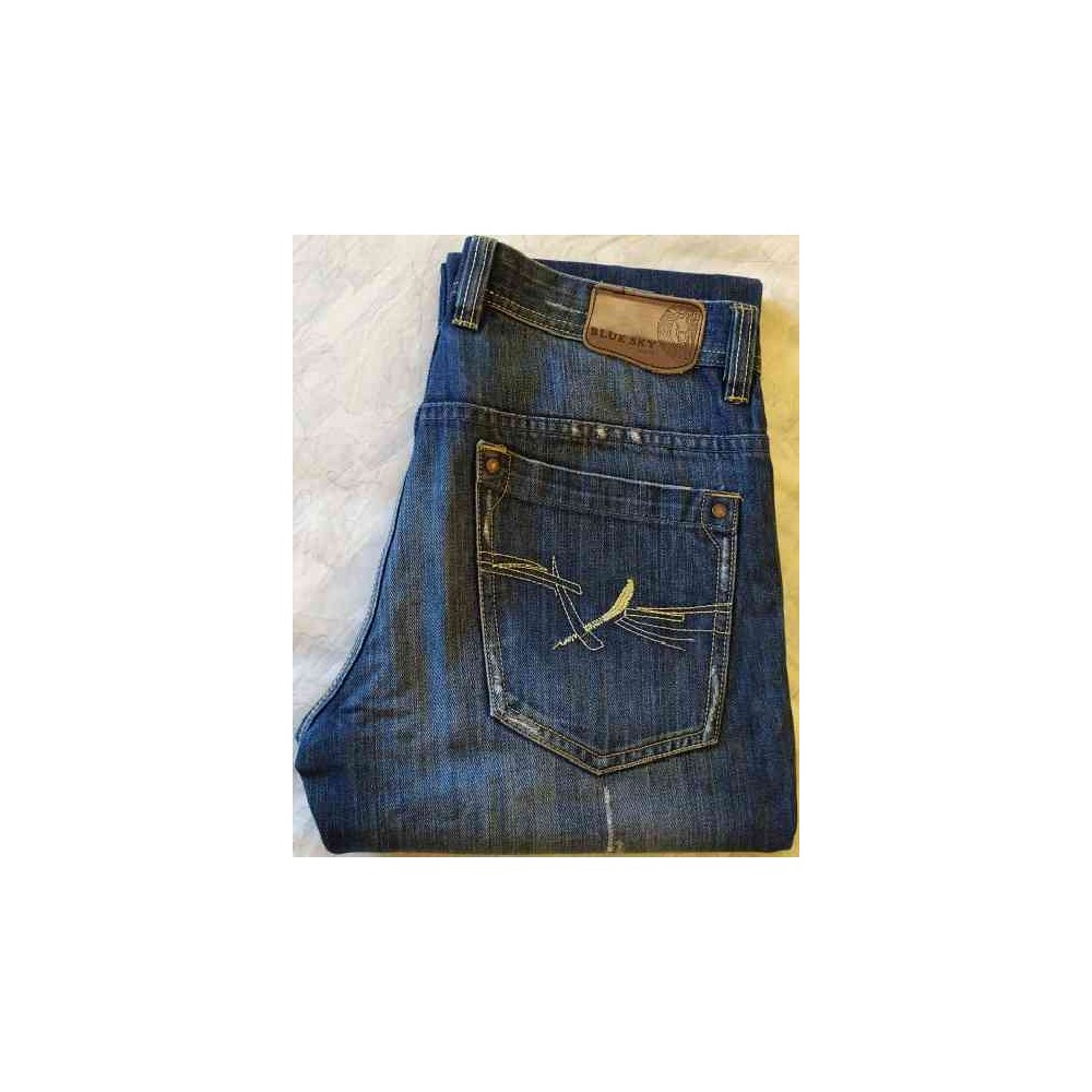 Blue Sky jeans da uomo vintage 5 tasche - BJU 008 Italianfashionglam